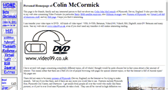 Desktop Screenshot of colin99.co.uk